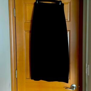 Casual corner black long skirt size 10. Excellent condition.